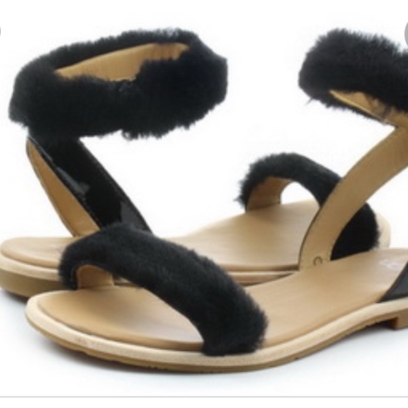 ugg fluff spring sandals